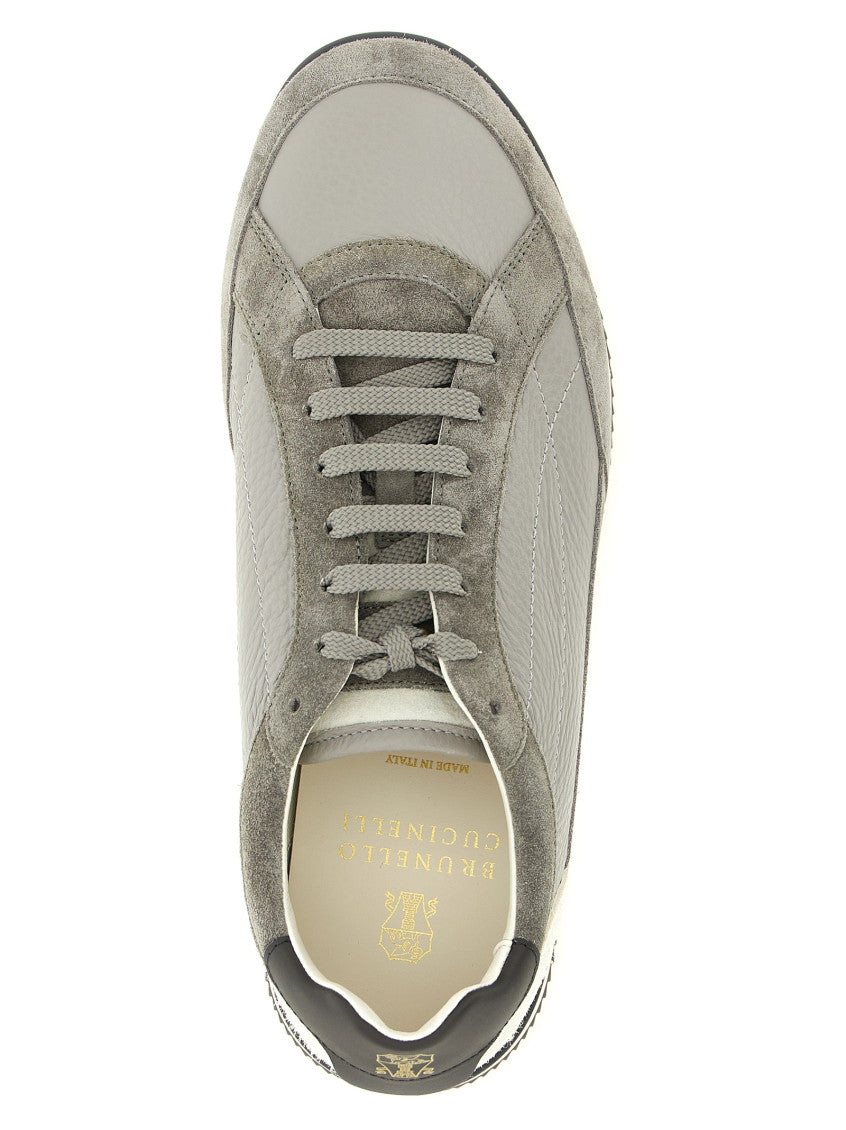 Grey Lace-up Sneakers 4