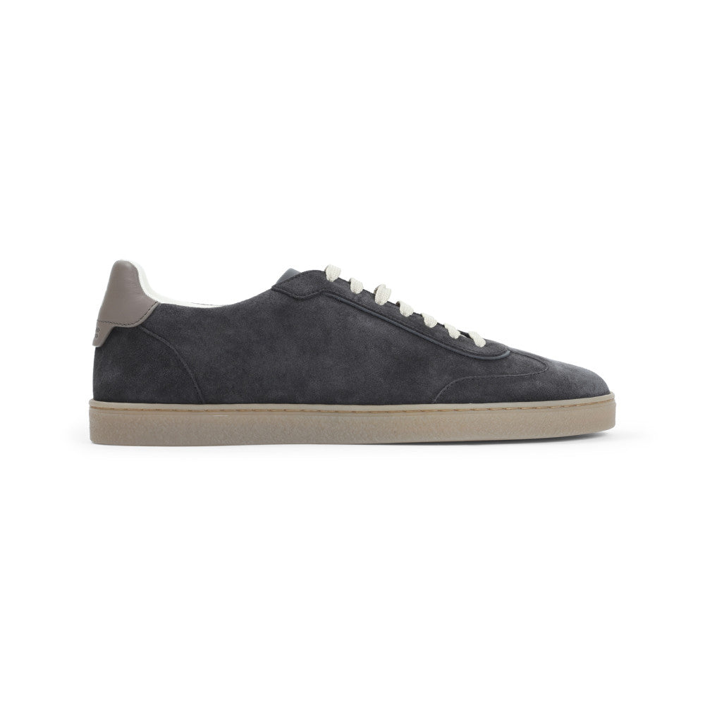 Grey Lace-up Sneakers 1
