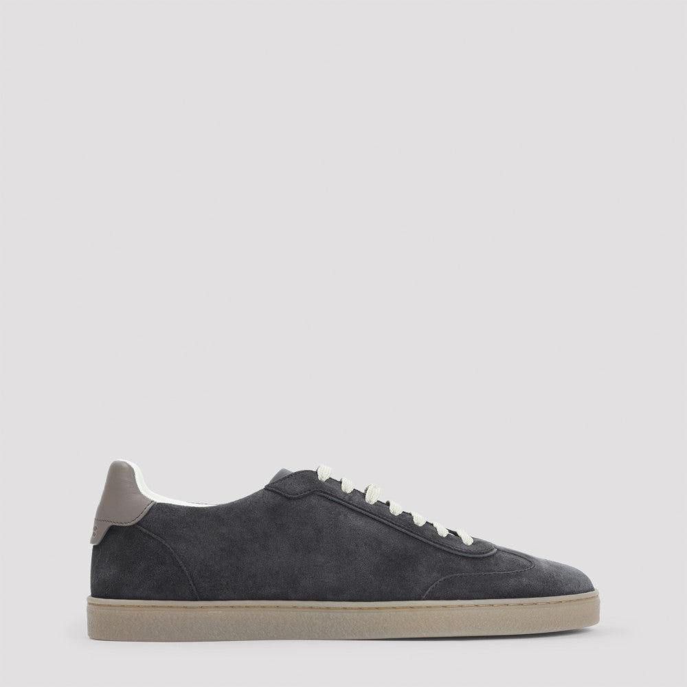 Grey Lace-up Sneakers 2