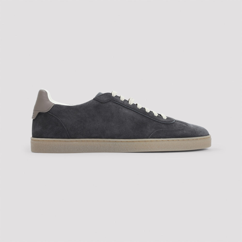 Grey Lace-up Sneakers 3