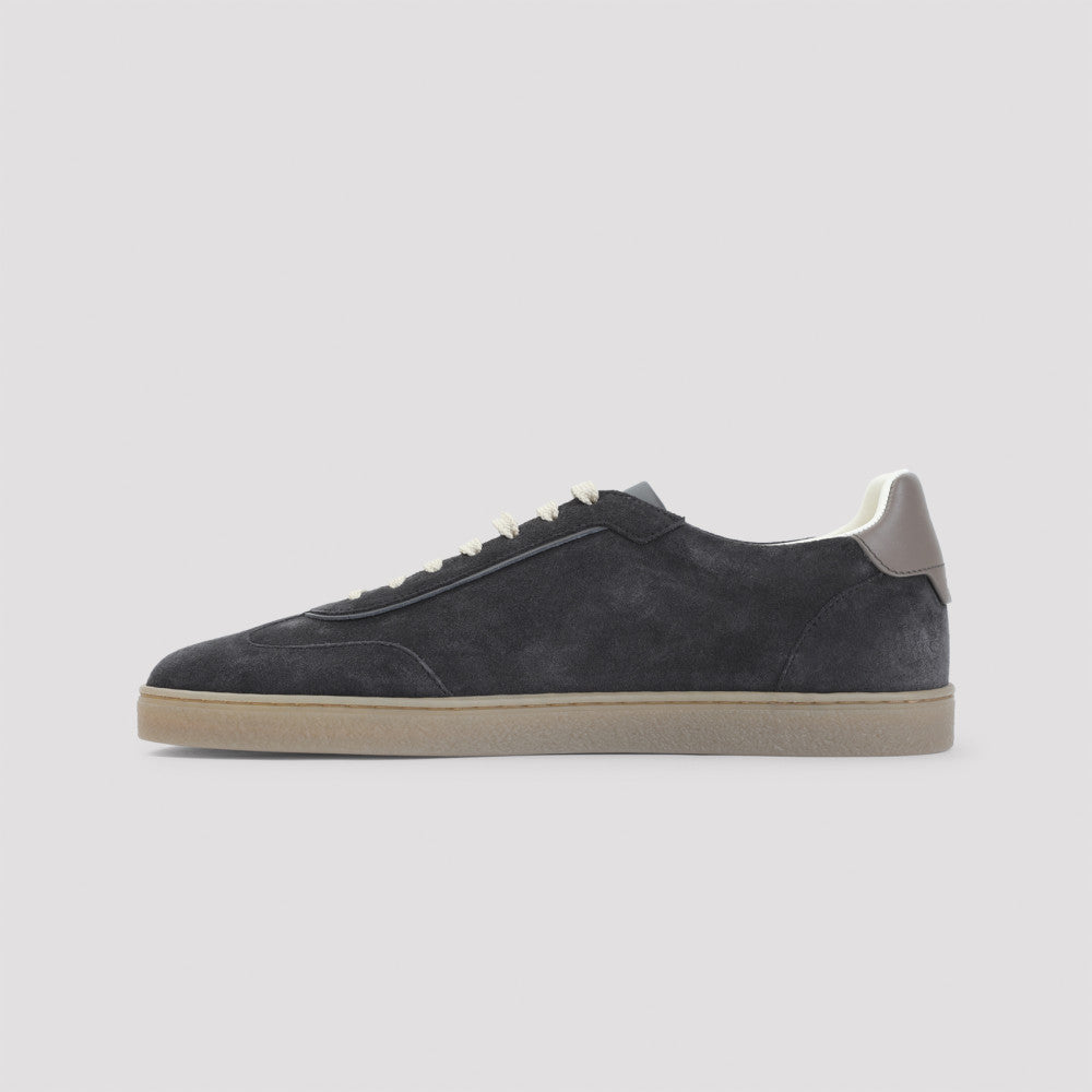 Grey Lace-up Sneakers 4