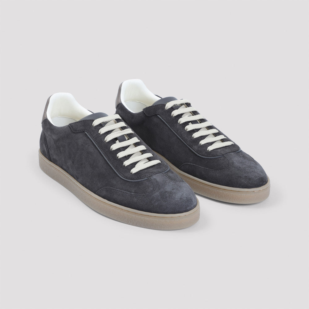 Grey Lace-up Sneakers 5