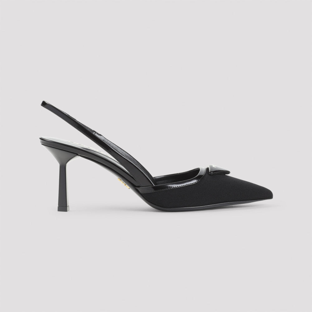Black Slingback Pumps 3