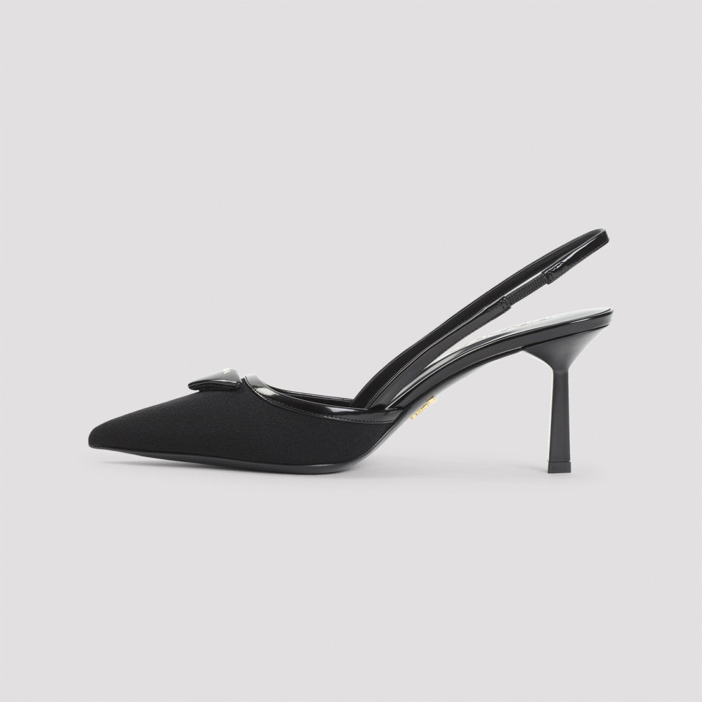 Black Slingback Pumps 4