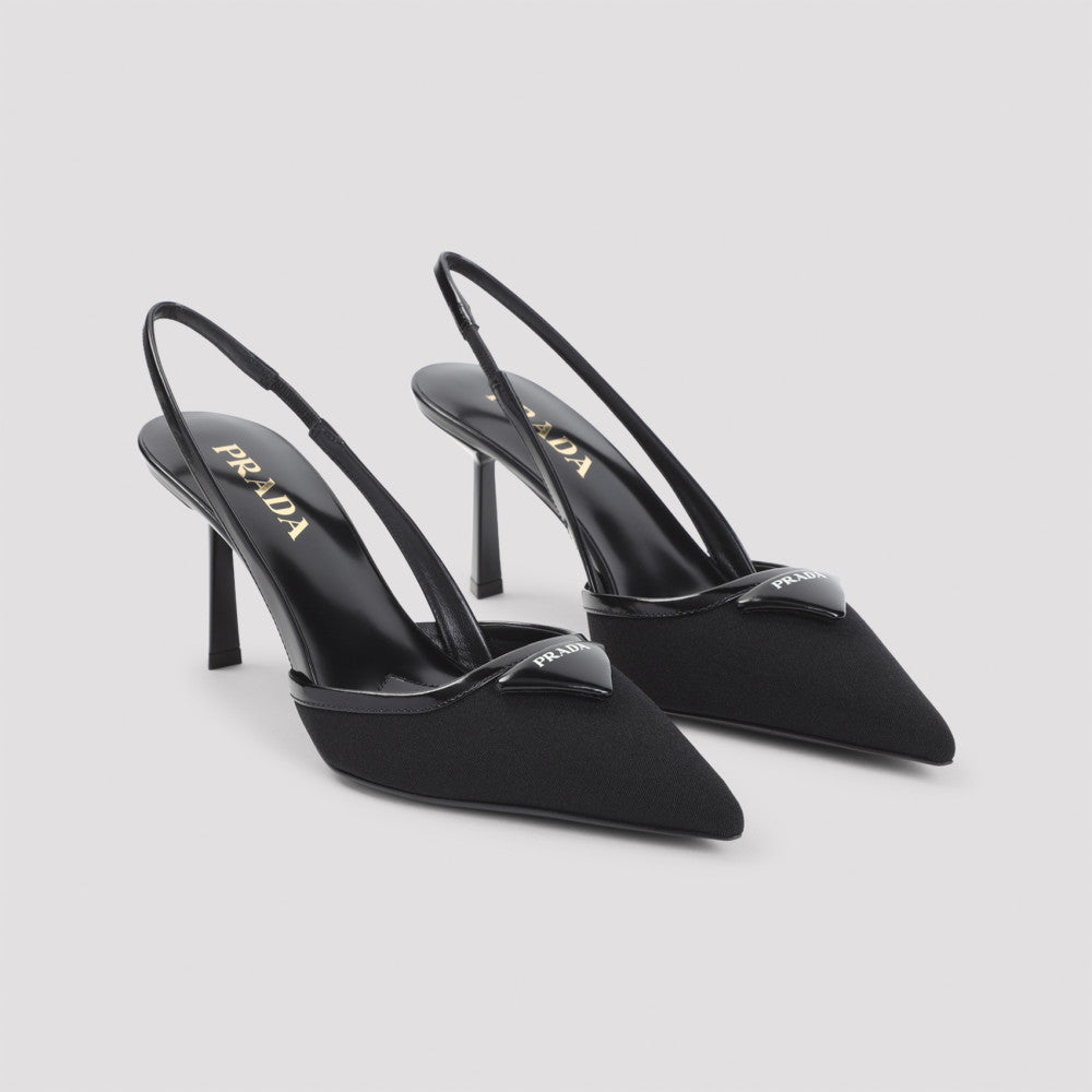 Black Slingback Pumps 5