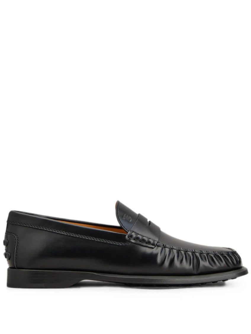Black Leather Loafers 1