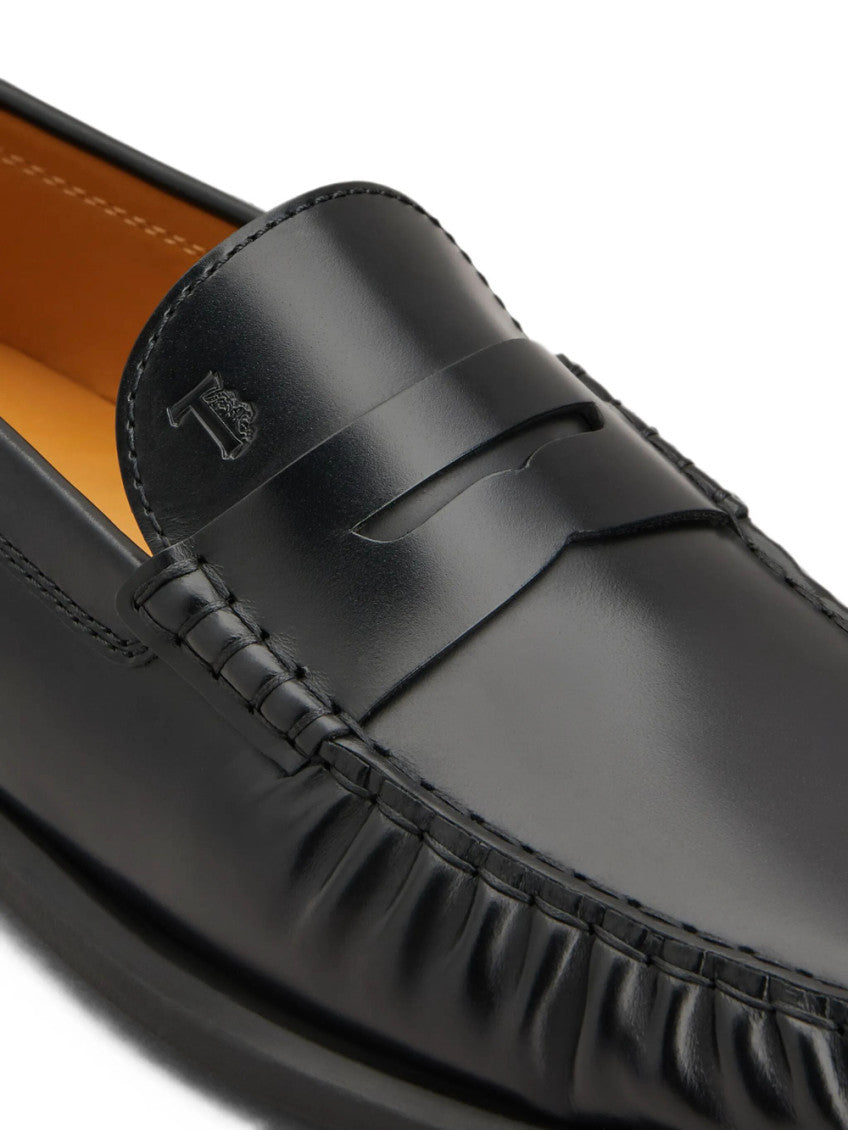 Black Leather Loafers 4