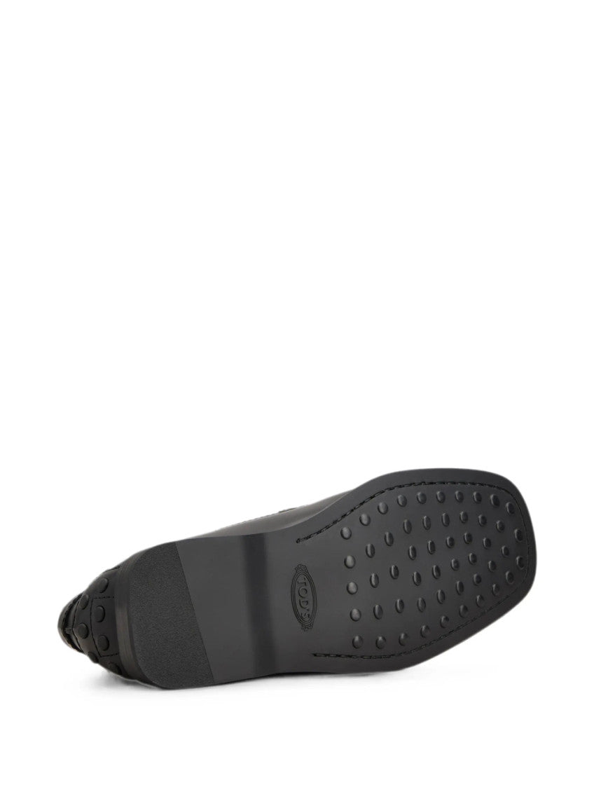 Black Leather Loafers 5