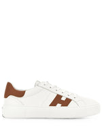 White Color Block Sneakers 1