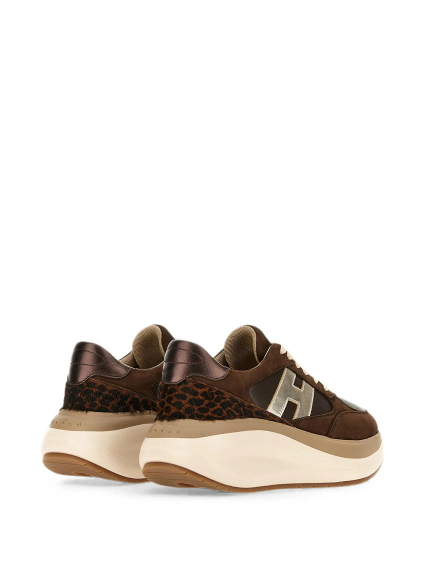 Brown Logo Sneakers 3
