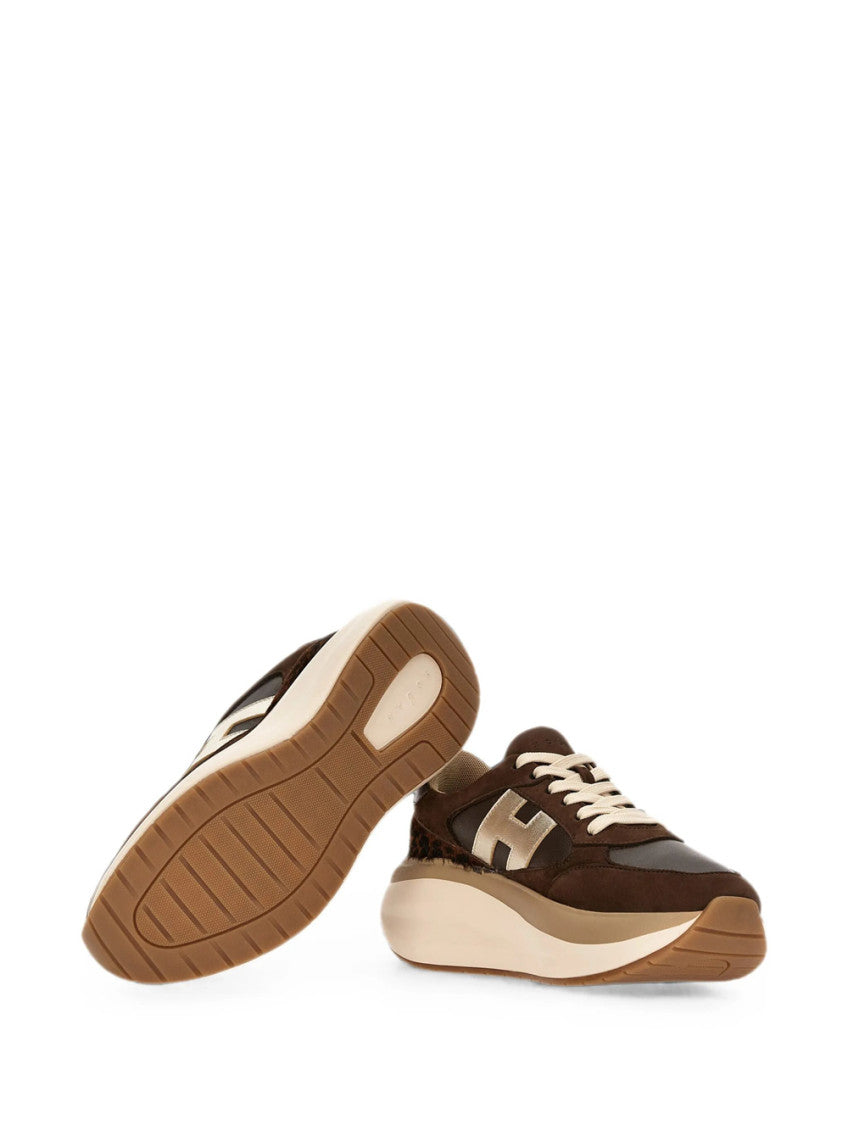 Brown Logo Sneakers 4