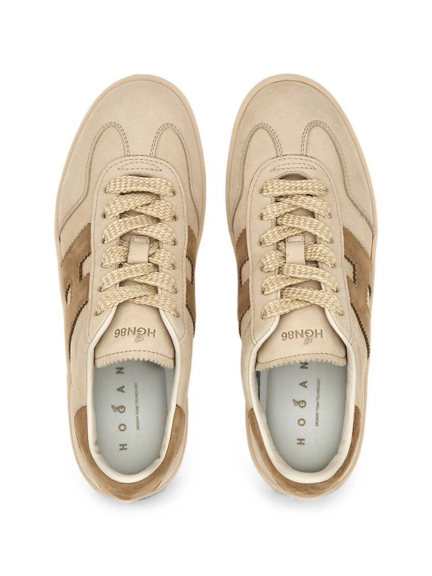 Beige Logo Cool Sneakers 4