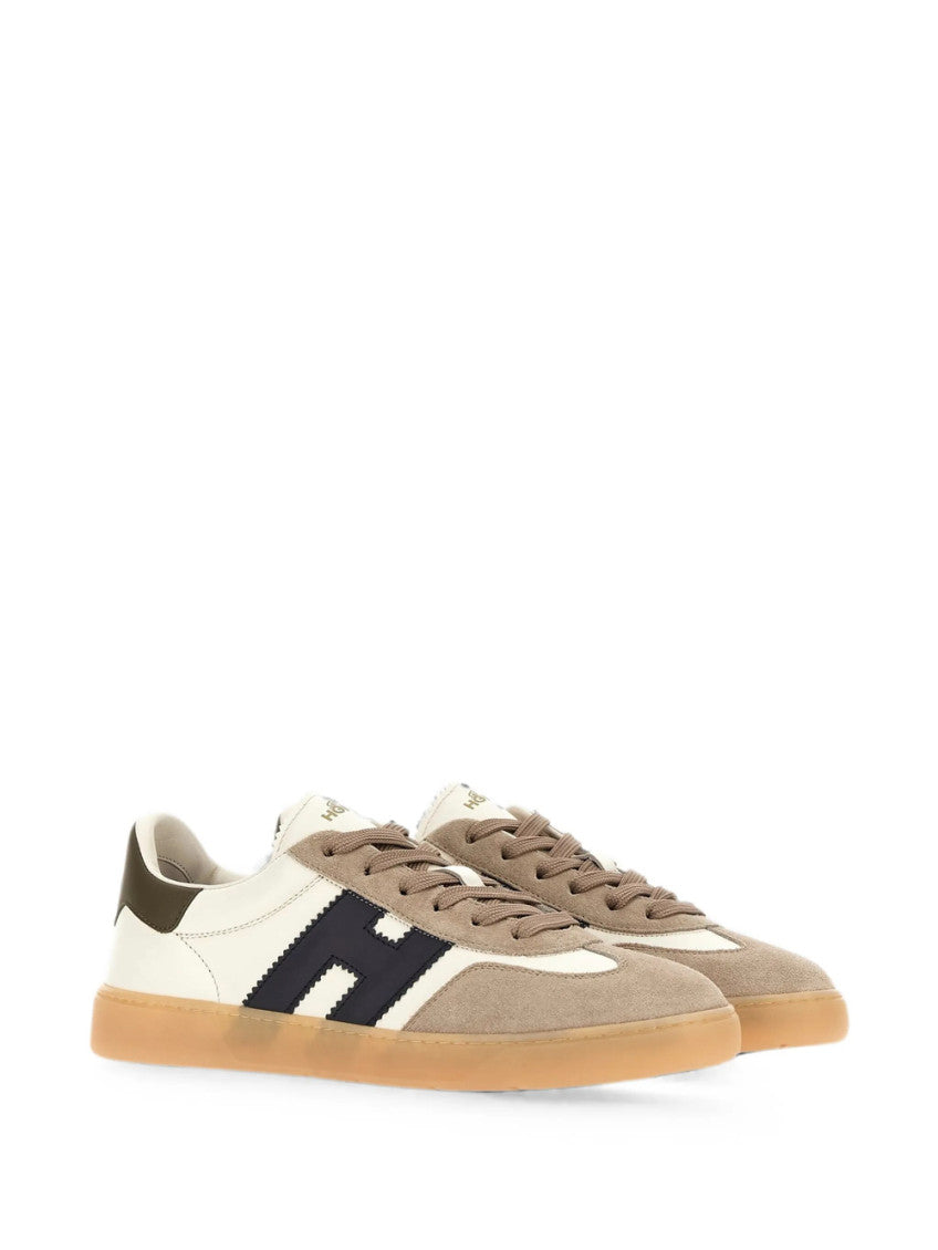 White Color Block Sneakers 4