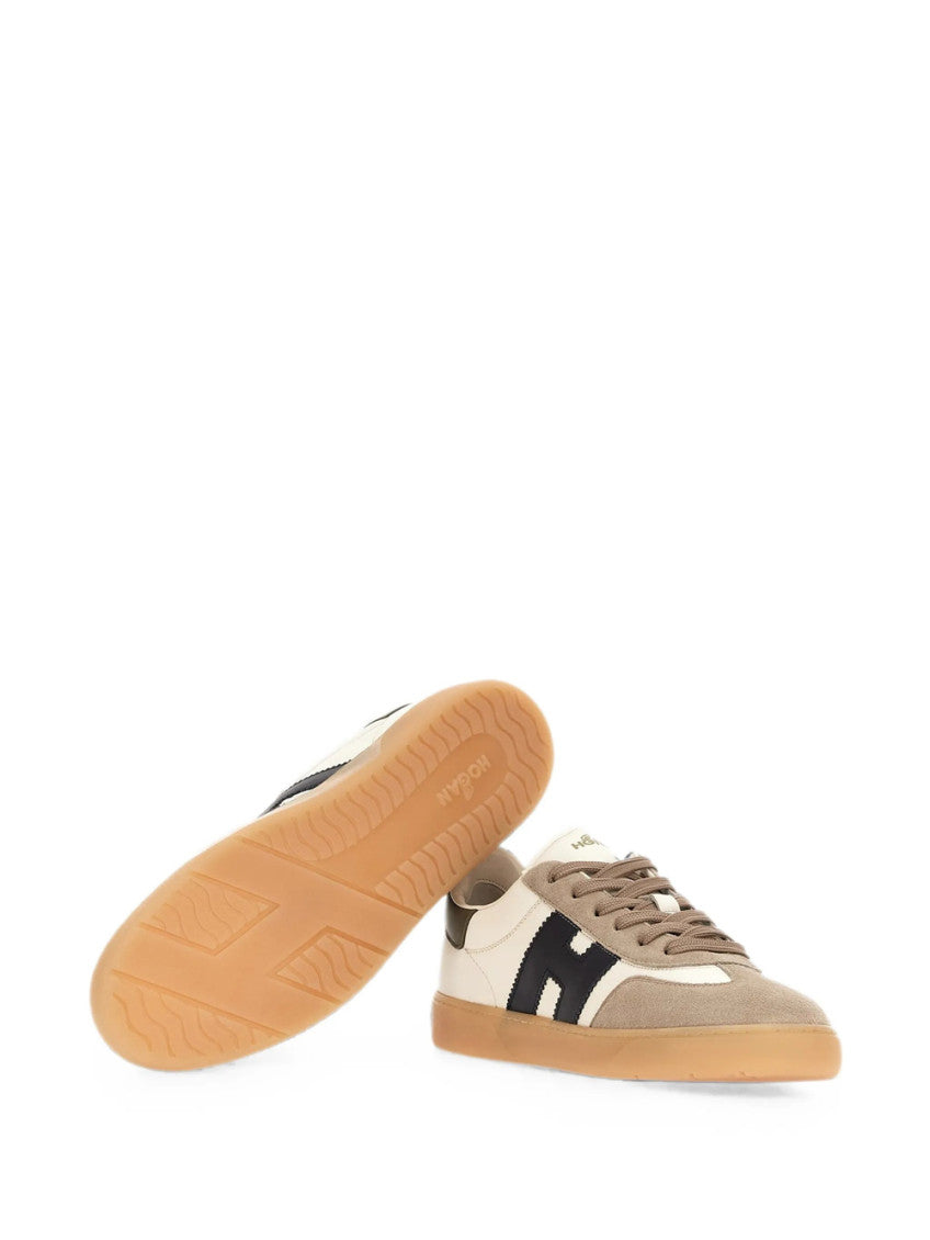White Color Block Sneakers 5