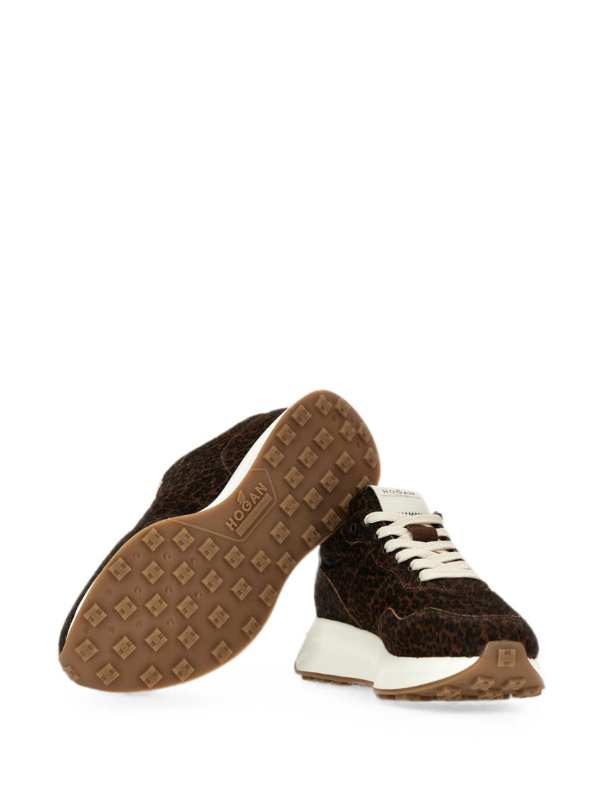 Brown Printed H641 Sneakers 5