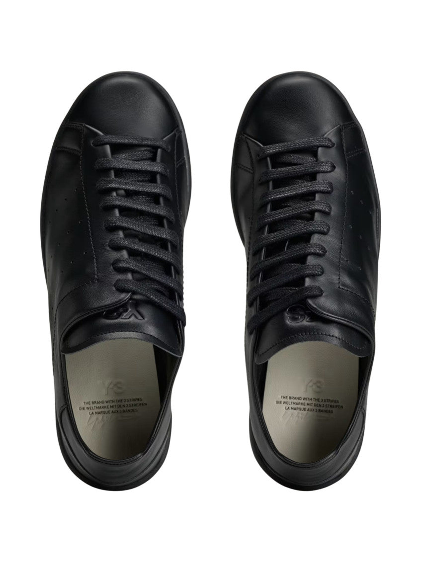 Black Leather Sneakers 4