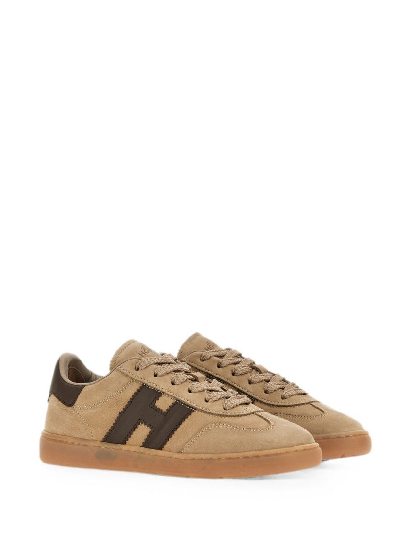 Brown Color Block Sneakers 2