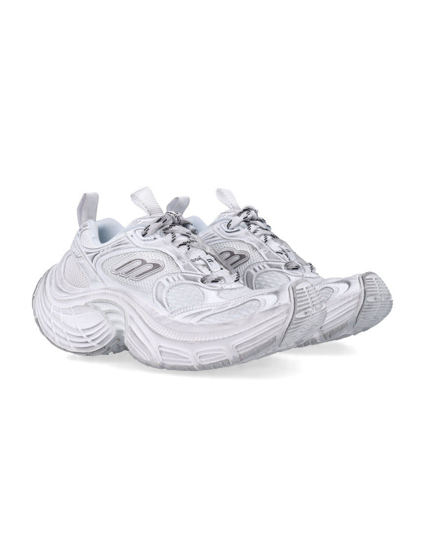 White Solid 6XL Sneakers 3