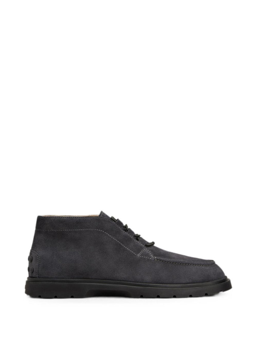 Grey Suede Boots 1