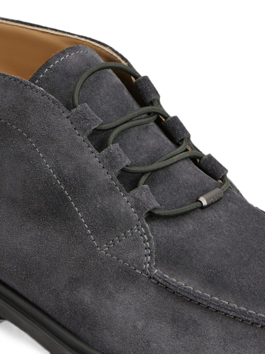 Grey Suede Boots 4