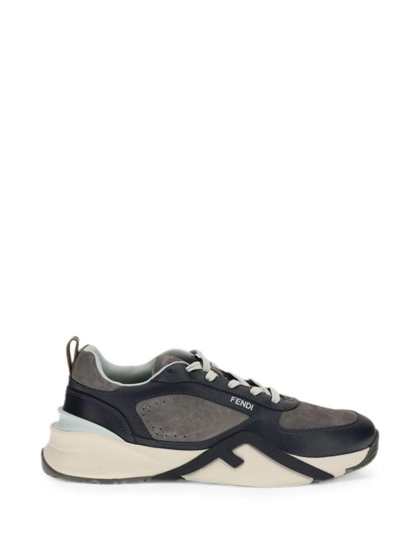 Navy Color-Block Flow Sneakers 1