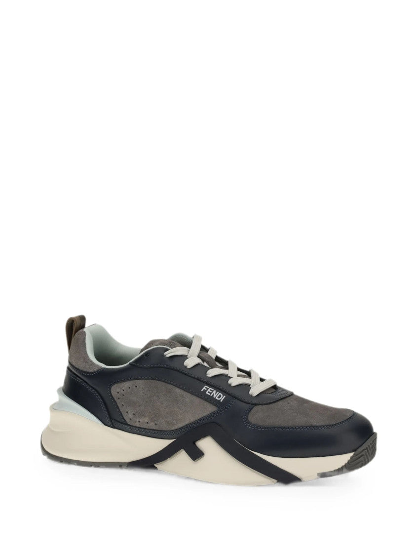 Navy Color-Block Flow Sneakers 2
