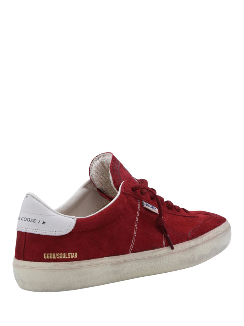 Red Lace-up Sneakers 3