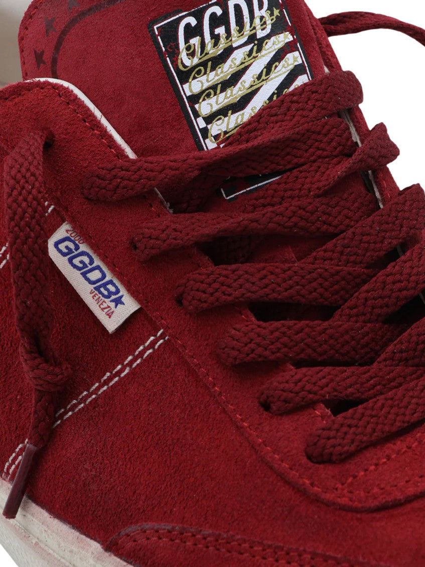 Red Lace-up Sneakers 4