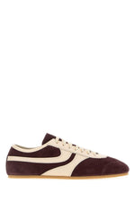 Dark Purple Color-Block Sneakers 1