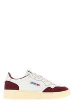 White Leather Medalist Sneakers 1