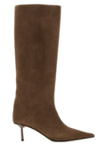 Beige Pointed-toe Boots 1