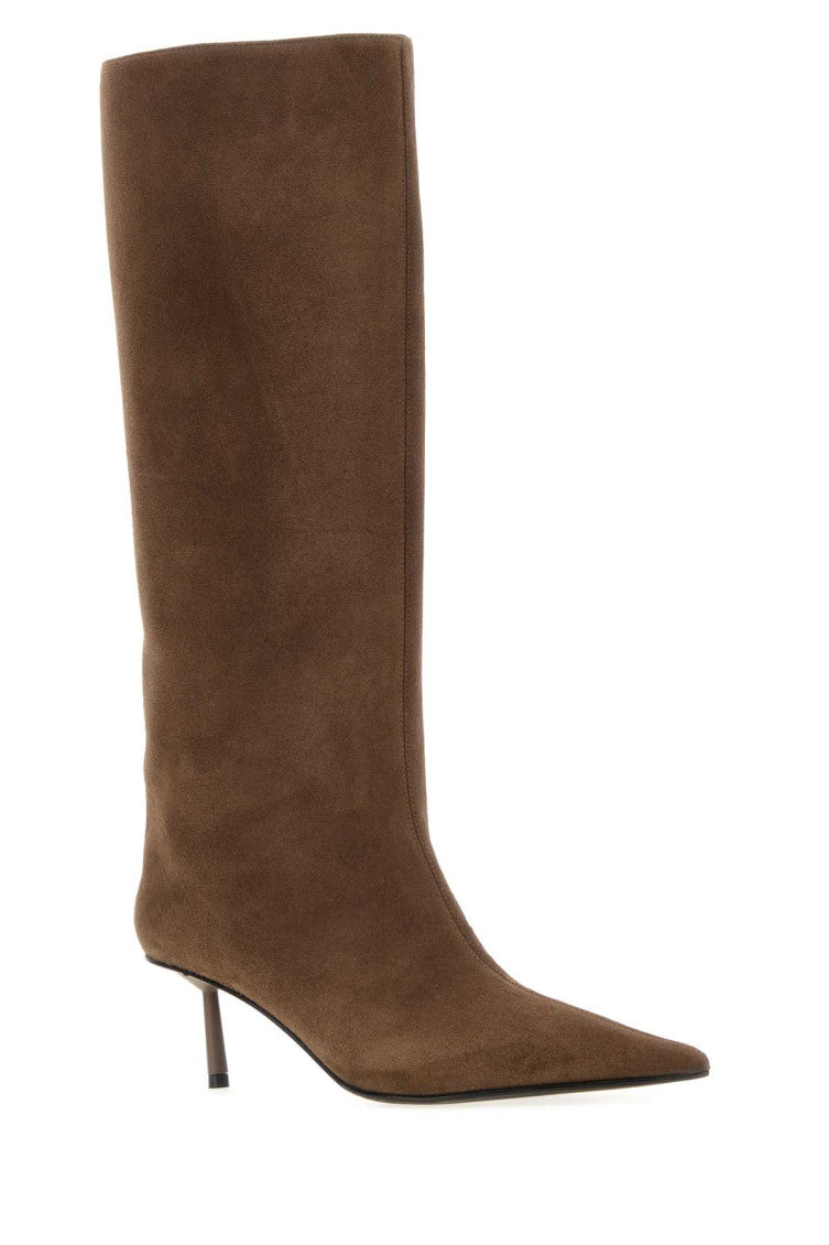 Beige Pointed-toe Boots 2