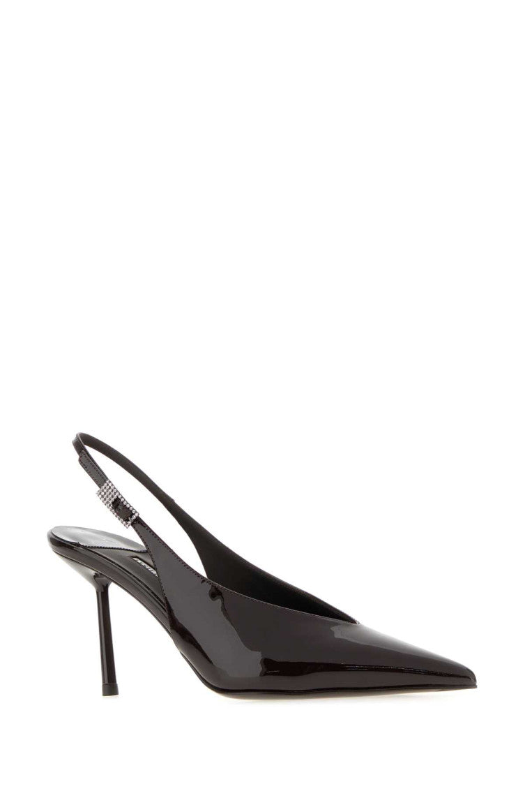 Black Leather Pumps 2