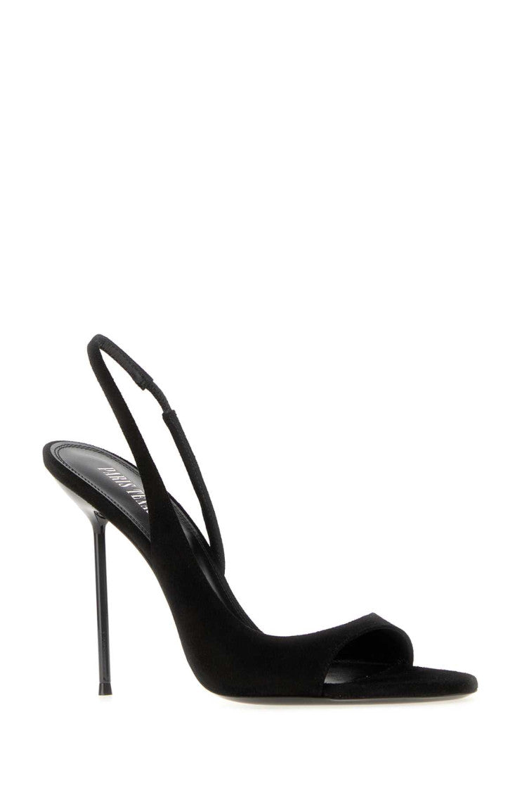 Black Suede Lidia Heels 2