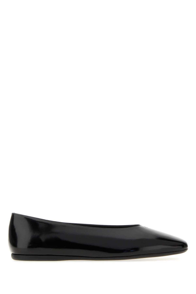 Black Slip On Ballet Flats 1