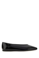 Black Slip On Ballet Flats 1