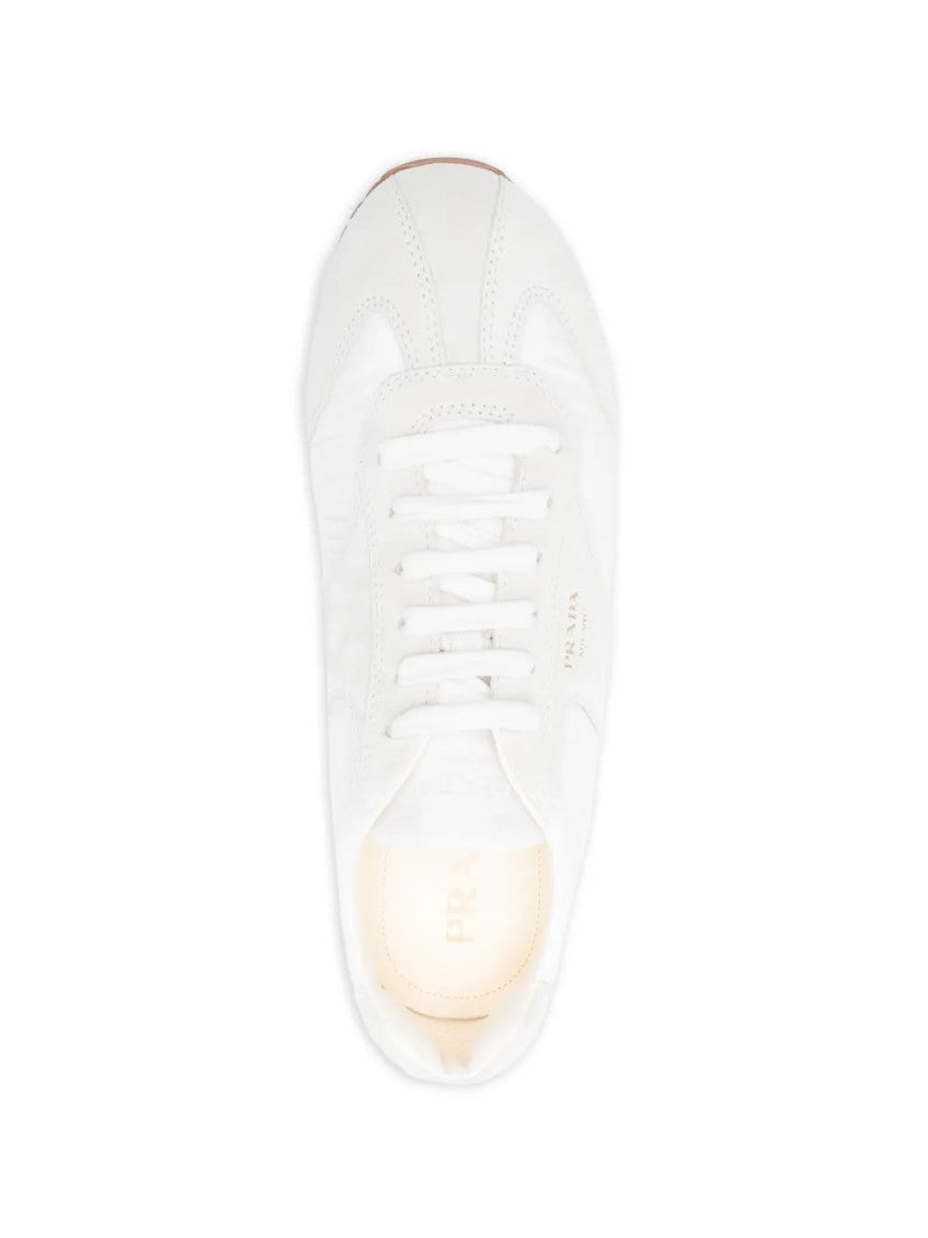 White Lace-up Sneakers 4