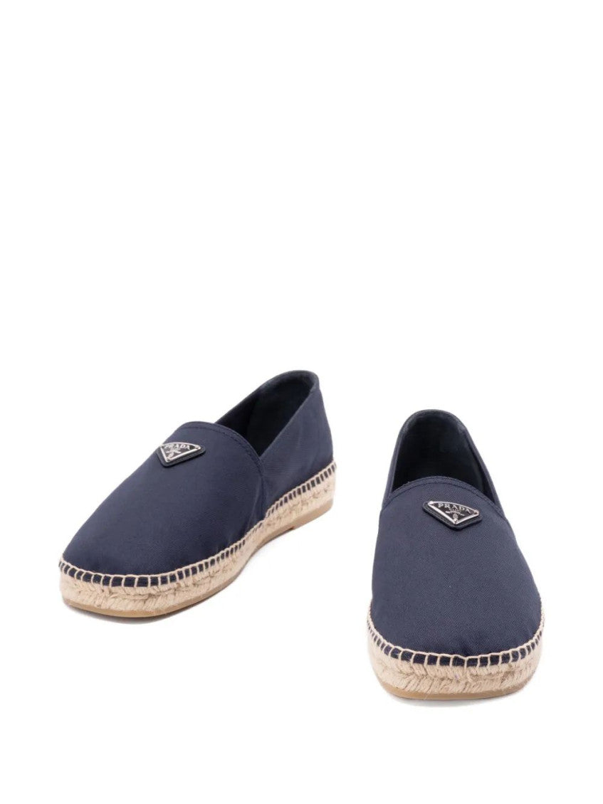 Navy Blue Logo Espadrilles 2