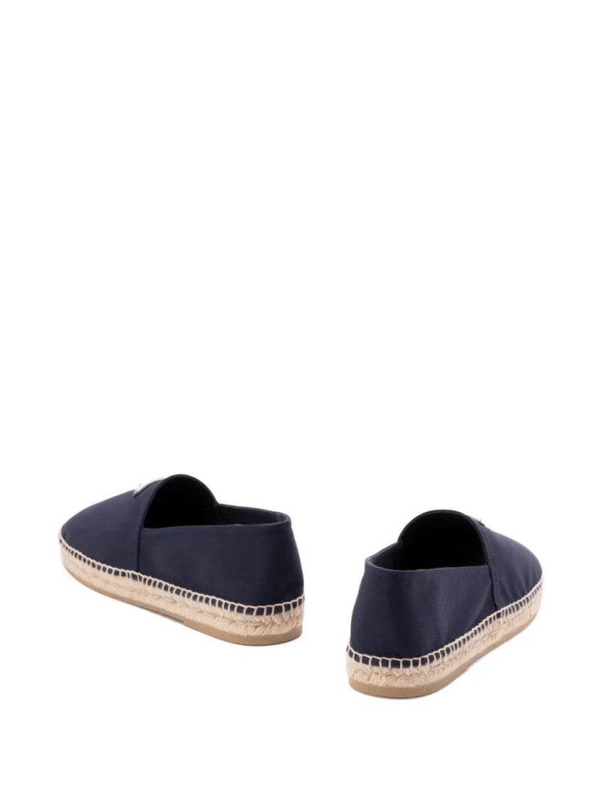 Navy Blue Logo Espadrilles 3