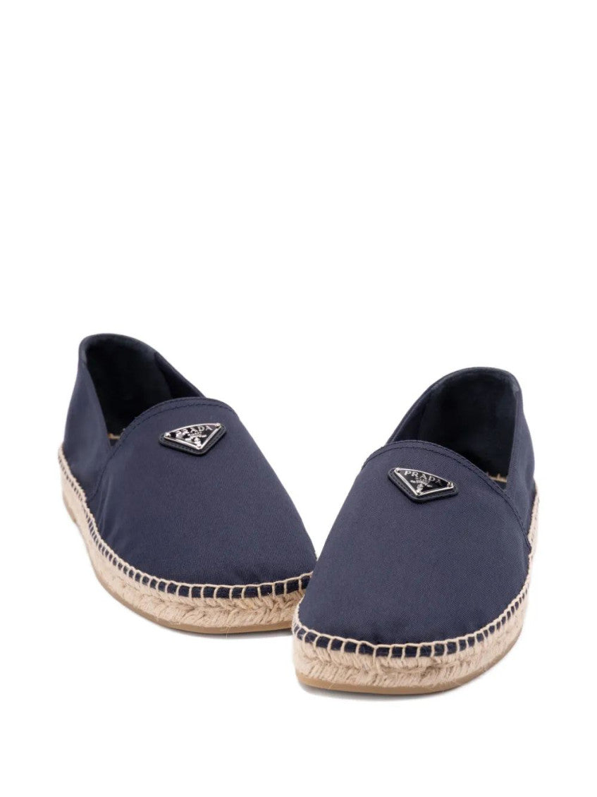 Navy Blue Logo Espadrilles 4