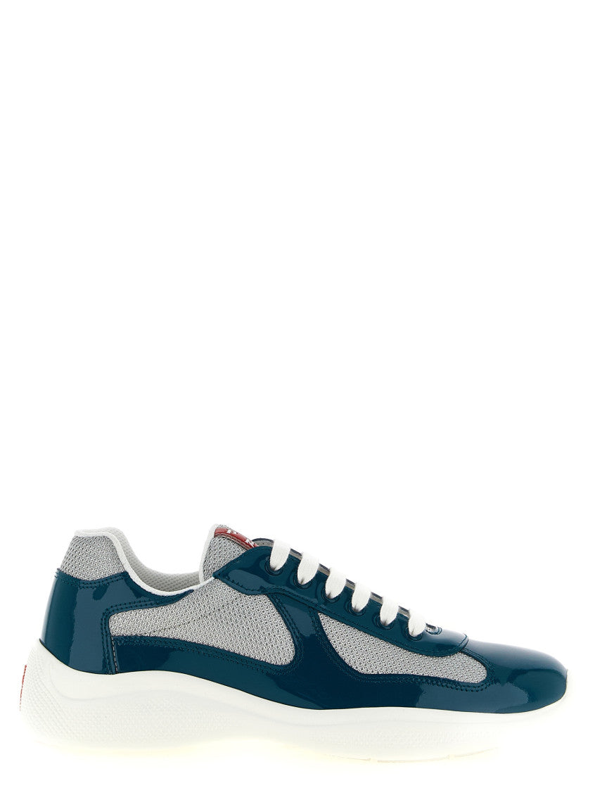 Blue Lace-up Sneakers 1