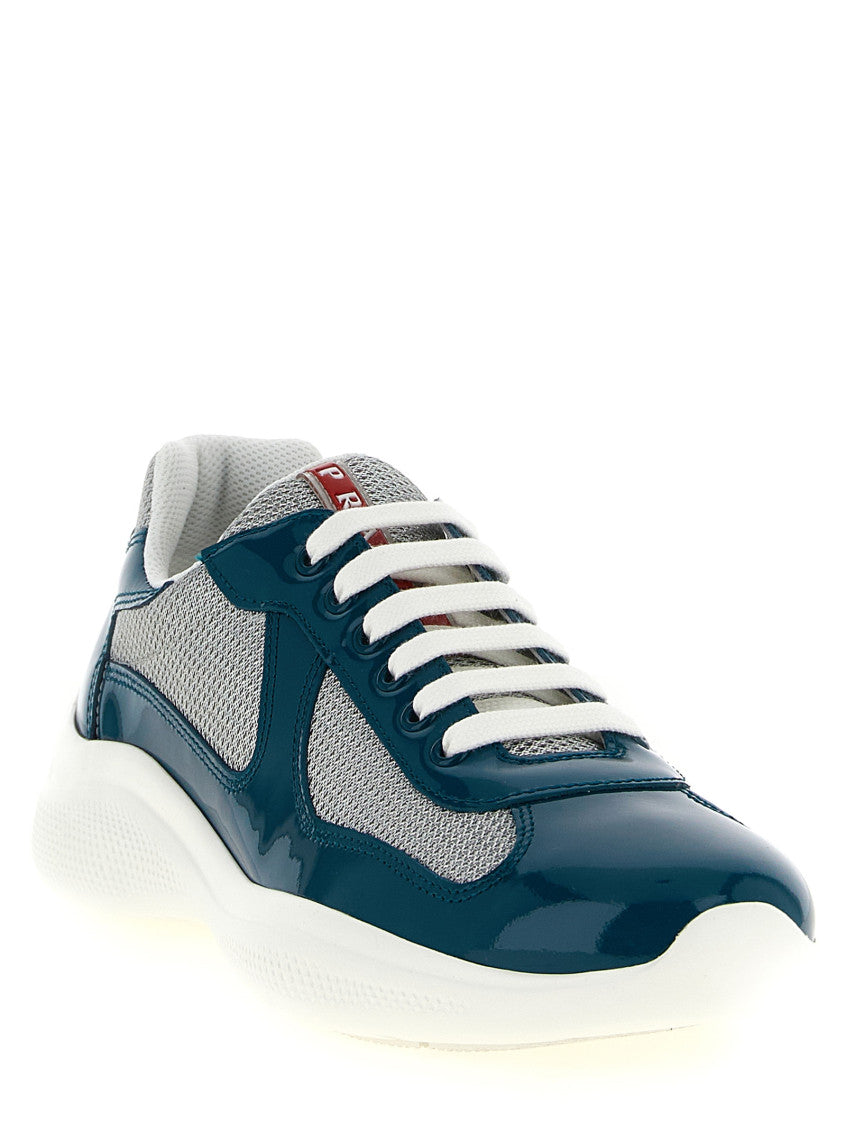 Blue Lace-up Sneakers 2
