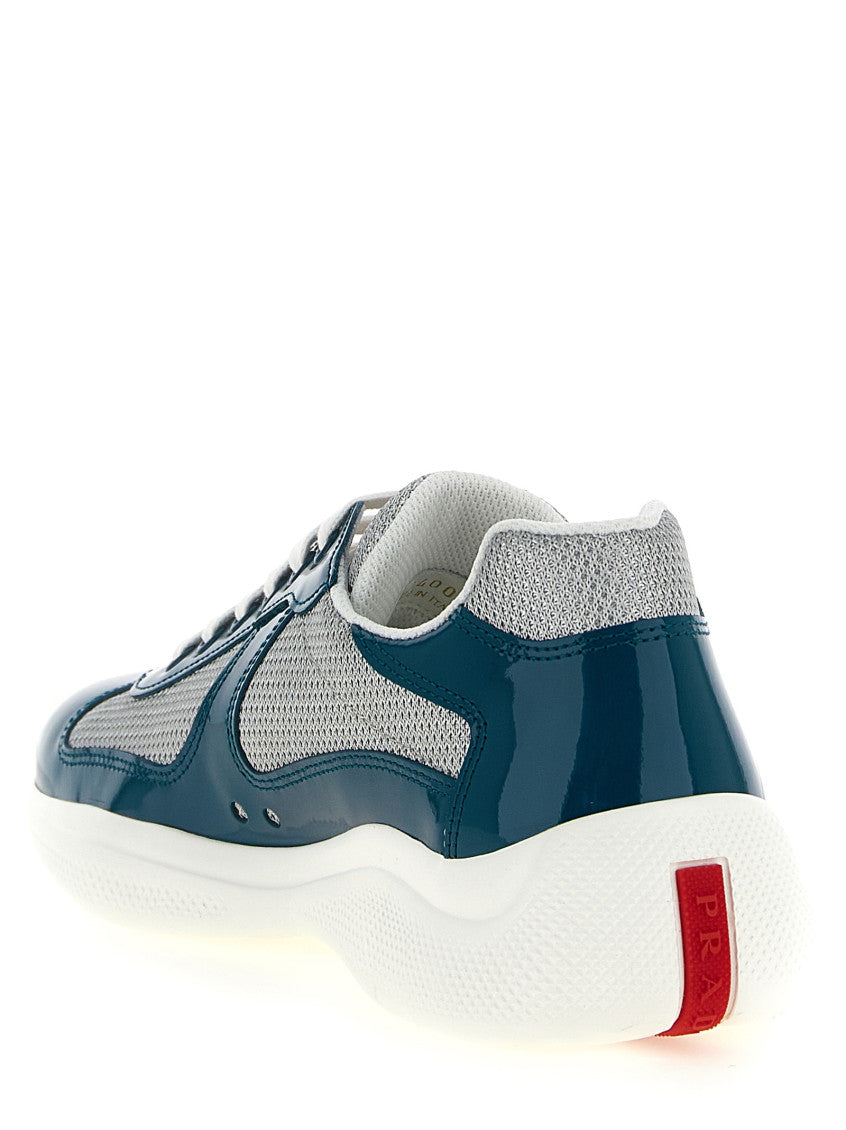 Blue Lace-up Sneakers 3