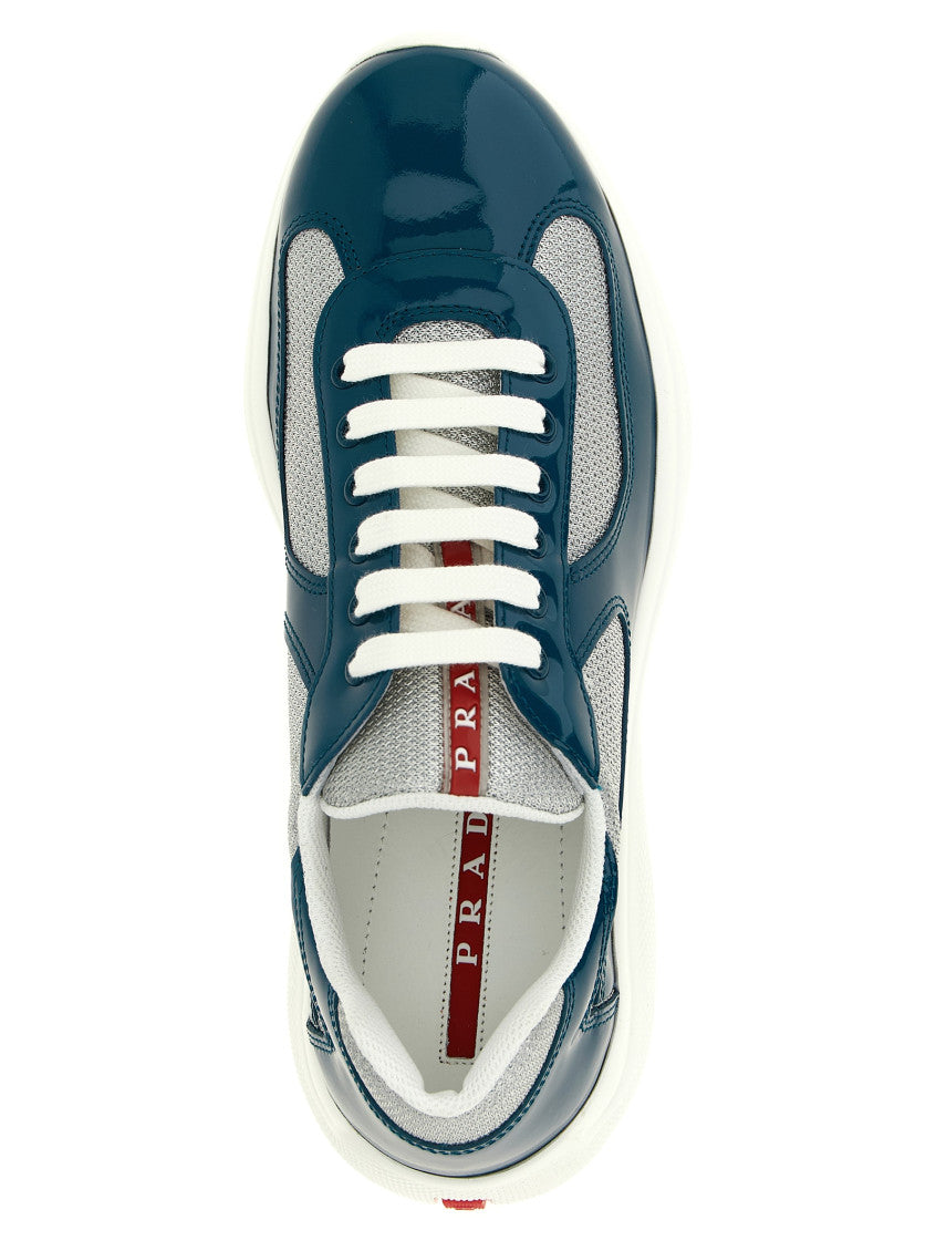 Blue Lace-up Sneakers 4