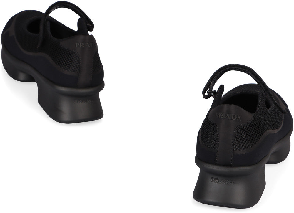 Black Mesh sneakers 4