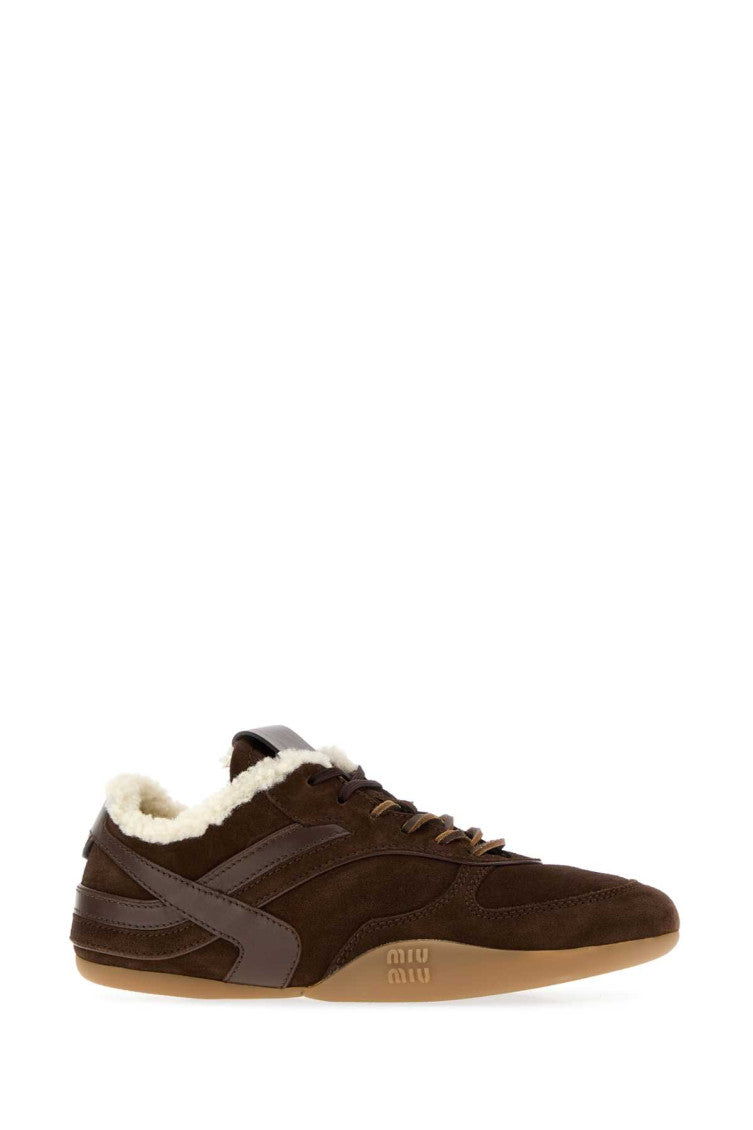 Dark Brown Lace-up Sneakers 2