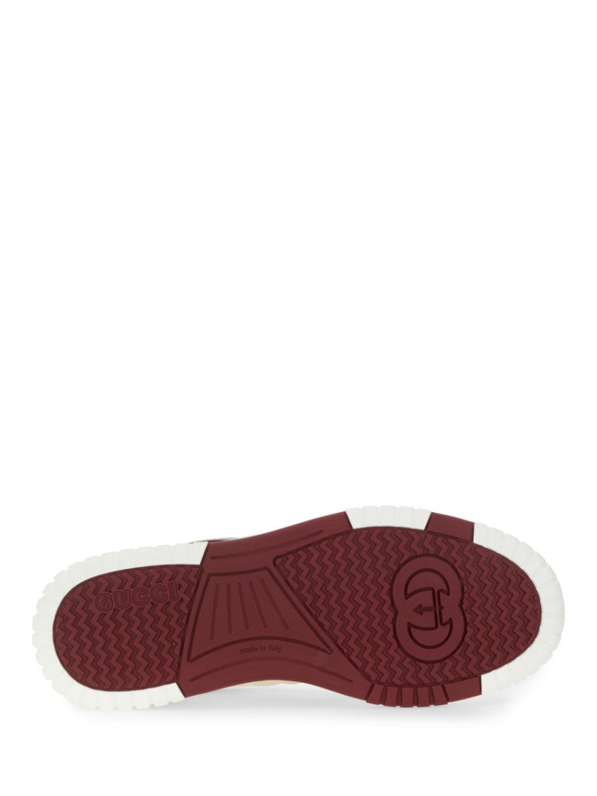 White Leather Re-Web Sneakers 5