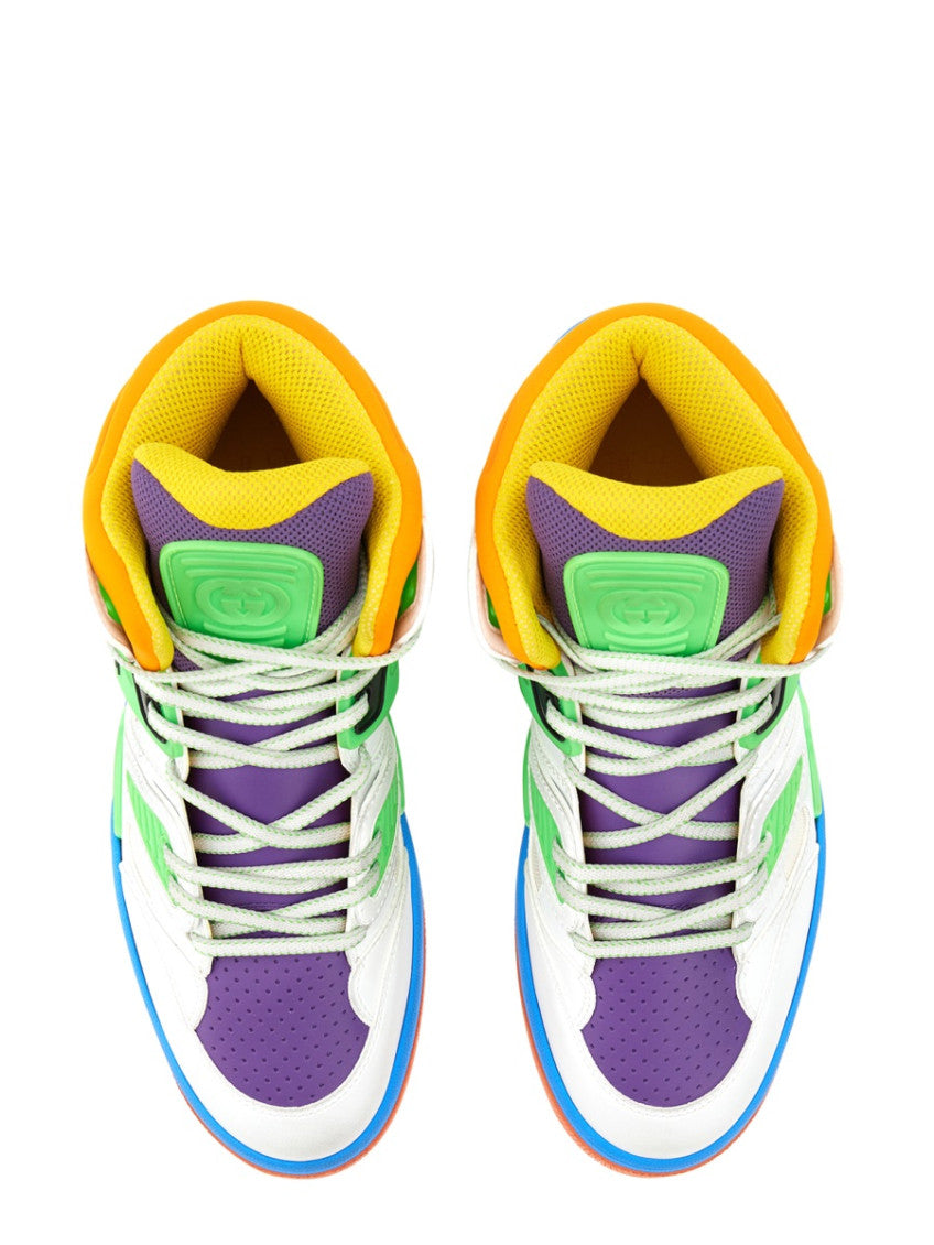 Multicolor Color-Block Sneakers 4