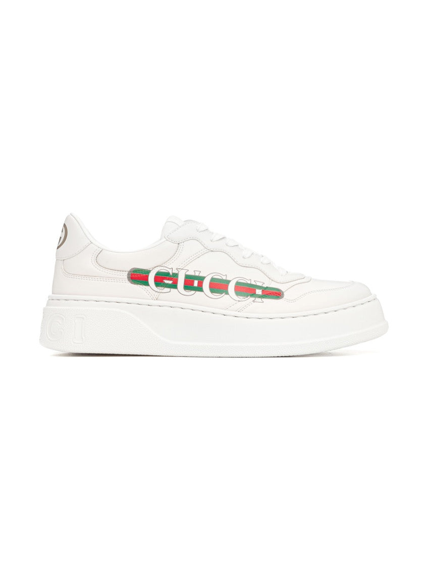 White Logo Sneakers 1