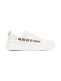 White Logo Sneakers 1